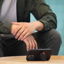 „Uniq Novo“ dėklas, skirtas „iPhone 14 Plus“ / „15 Plus“ – juodas