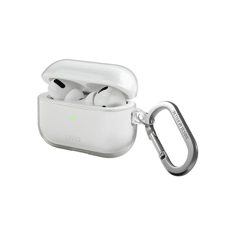 „Uniq“ dėklas „Glase AirPods Pro 2“ kartos skaidrus / blizgus