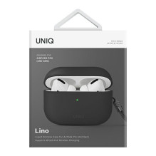 Uniq case for Lino AirPods Pro 2 gen Silicone grey / ash grey