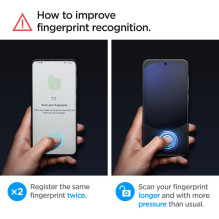 Spigen Glas.tR EZ Fit Tempered Glass for Samsung Galaxy S24 FE (2 pcs.)