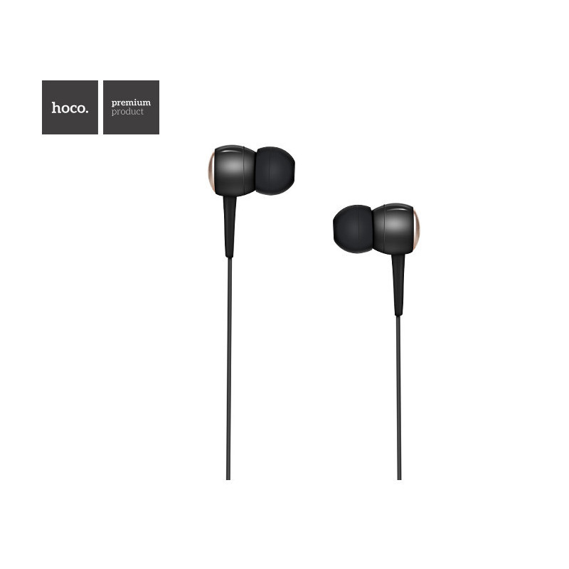 Ausinės Hoco M19 3,5mm juodos