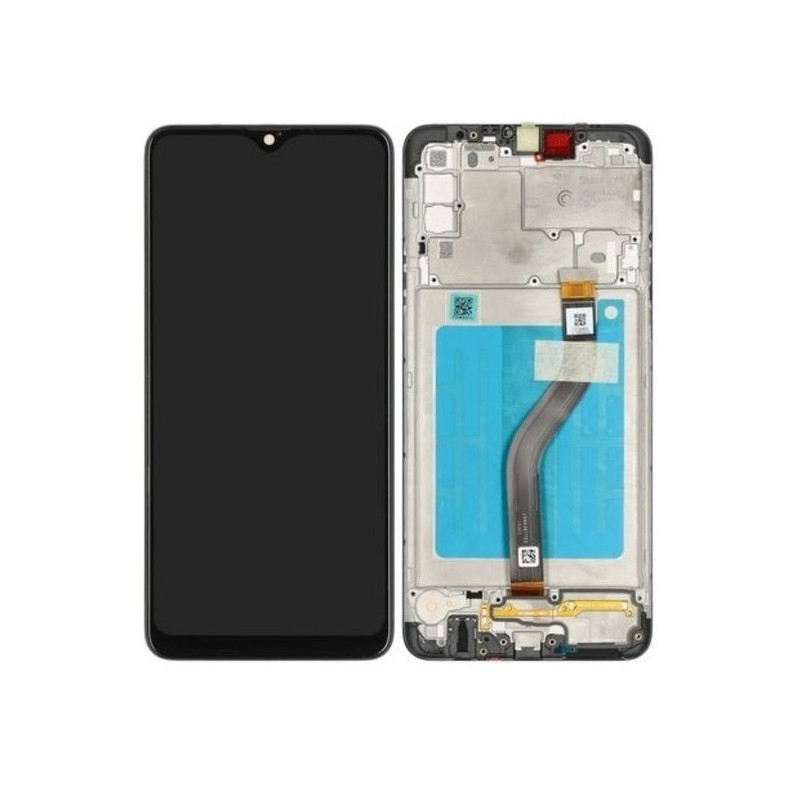 Screen Samsung A528 A52S 5G with touch screen and frame original Awesome Black (service pack)