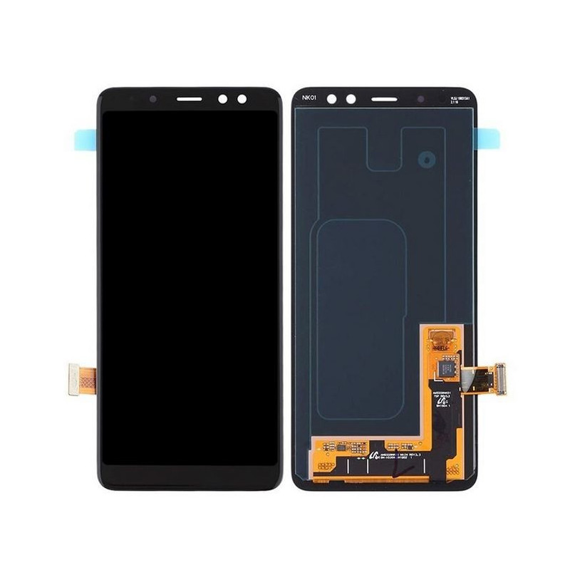 Screen Samsung A530 A8 2018 with touch screen black OLED