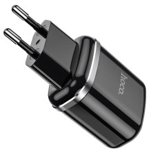 Įkroviklis Hoco N4 12W 2xUSB-A juodas Įkroviklis Hoco N4 12W 2xUSB-A juodas