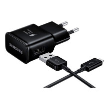 Charger Samsung EP-TA200NBE 15W + Type-C cable black