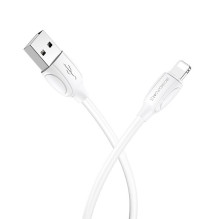 USB cable Borofone BX19 USB-A to Lightning 1.0m white USB cable Borofone BX19 USB-A to Lightning 1.0m white