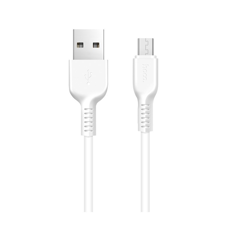 USB kabelis Hoco X20 USB-A to MicroUSB 2.0m baltas