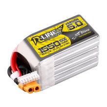 Lipo Tattu R-Line 5.0 versijos 1550mAh 22.2V 150C 6S akumuliatorius su XT60 jungtimi