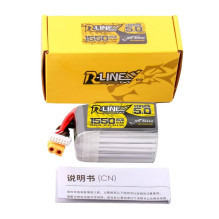 Lipo Tattu R-Line 5.0 versijos 1550mAh 22.2V 150C 6S akumuliatorius su XT60 jungtimi