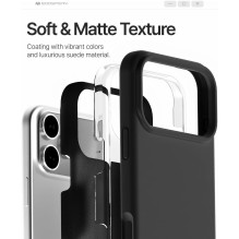 Mercury Pure Magsafe Silicon Case for Apple iPhone 17 Pro black