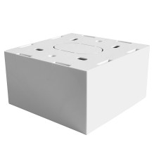 Electrical Box - LINDY Surface Mount End Box, 86x86x47 mm, White