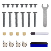 Office Whiteboard - Ergo Office ER-305 Portable Dry Erase Board 1190x790mm with Shelf