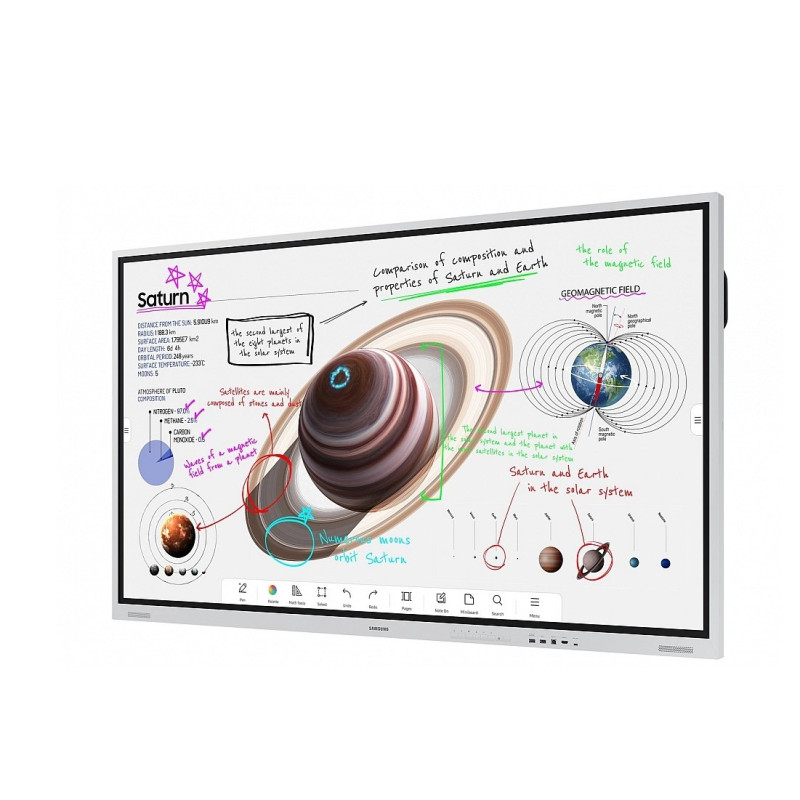Digital Interactive Display - Samsung WM85B FLIP 86', Multi-Touch, HDMI, USB-C (LH85WMBWLGCXEN)