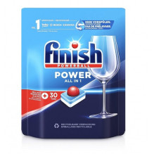 Finish Power All in 1 trauku mazgājamās tabletes bez fosfātiem , 30gab. , Powerball formula