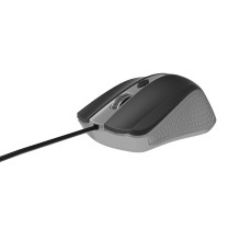 MOUSE USB OPTICAL GREY / BLACK / MUS-4B-01-GB GEMBIRD