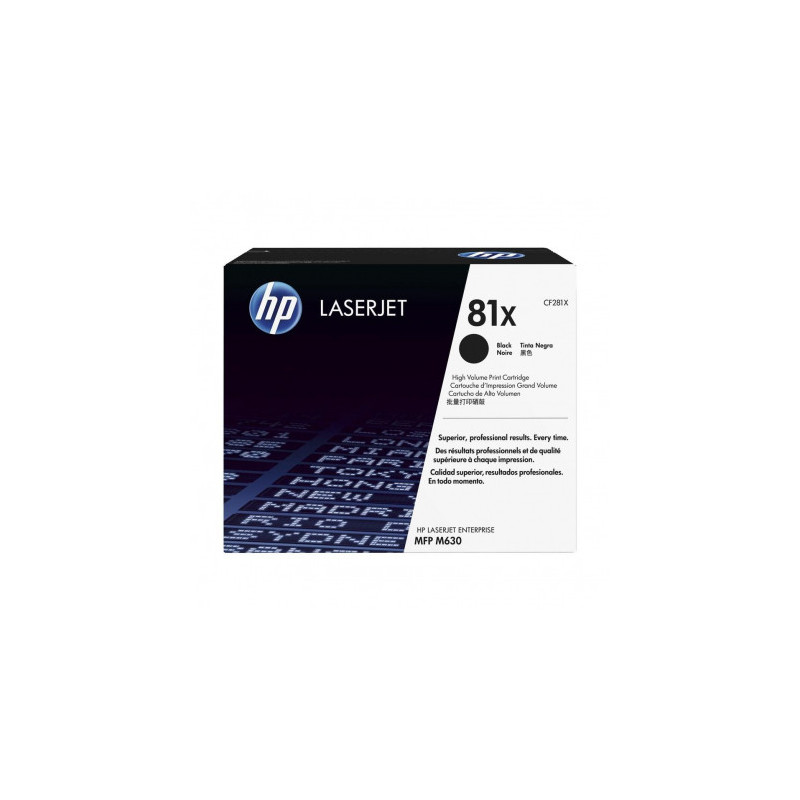 HP Nr. 81X juodas CF281X
