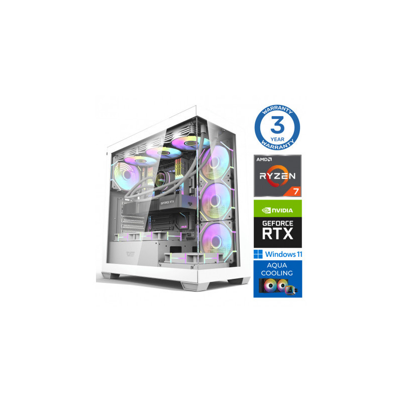 INTOP AQUA Ryzen 7 7700X 64GB 1TB SSD RTX5070Ti 16GB W11Home