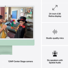 Apple iMac 24&quot; 4.5K Retina M4 24GB 512SSD RU Green MD2Q4RU / A