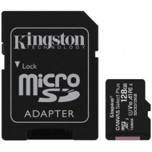 Kingston 128GB Canvas Select Plus 100R micro SDXC UHS-I + Adapter SDCS2 / 128GB