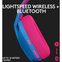 „Logitech G435 LightSpeed“ belaidės ausinės, mėlynos „Logitech G435 LightSpeed“ belaidės ausinės, mėlynos