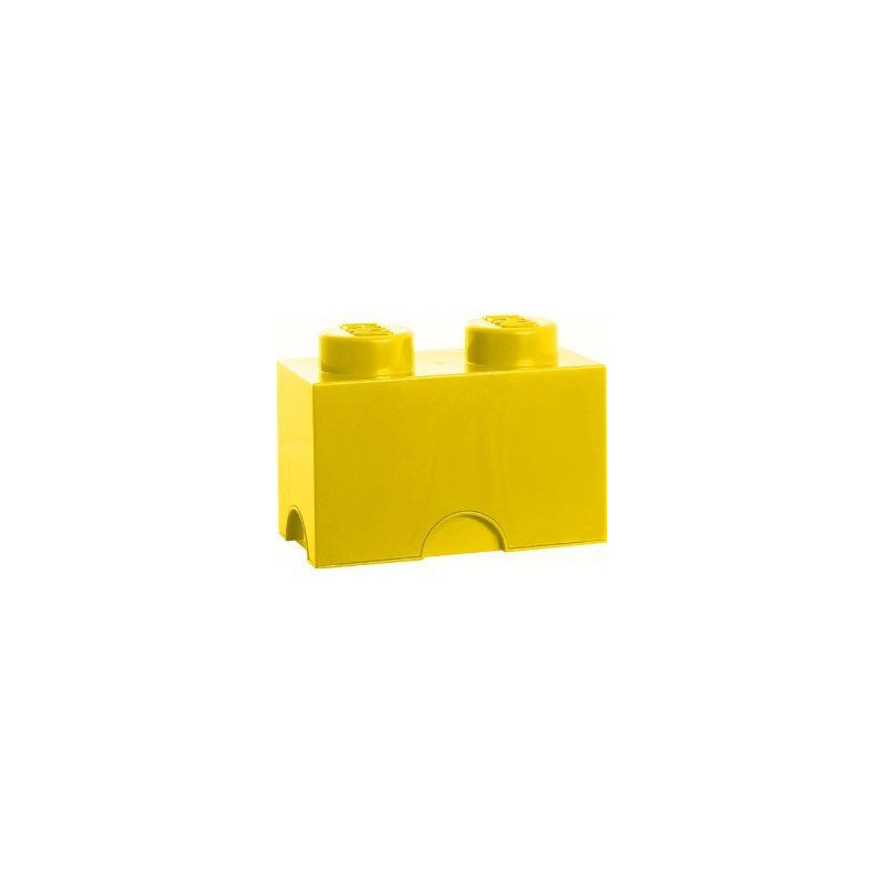 Room Copenhagen LEGO Storage Brick 2 yellow - RC40021732