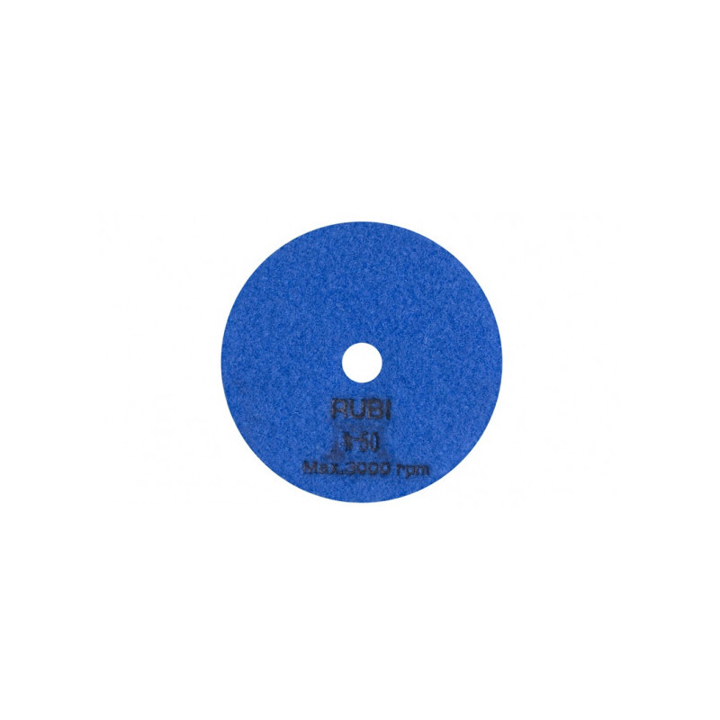RUBI RESIN DRY POLISHING PAD GR.50 D100MM