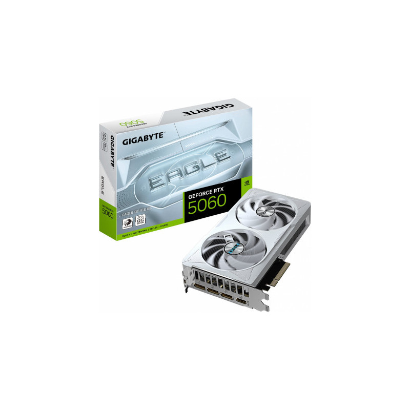 „Gigabyte GeForce RTX 5060 Eagle OC Ice“ 8 GB GDDR7 128 bitų vaizdo plokštė