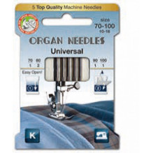 Organ Needles universal N-70-90 ECO- 5pcs.