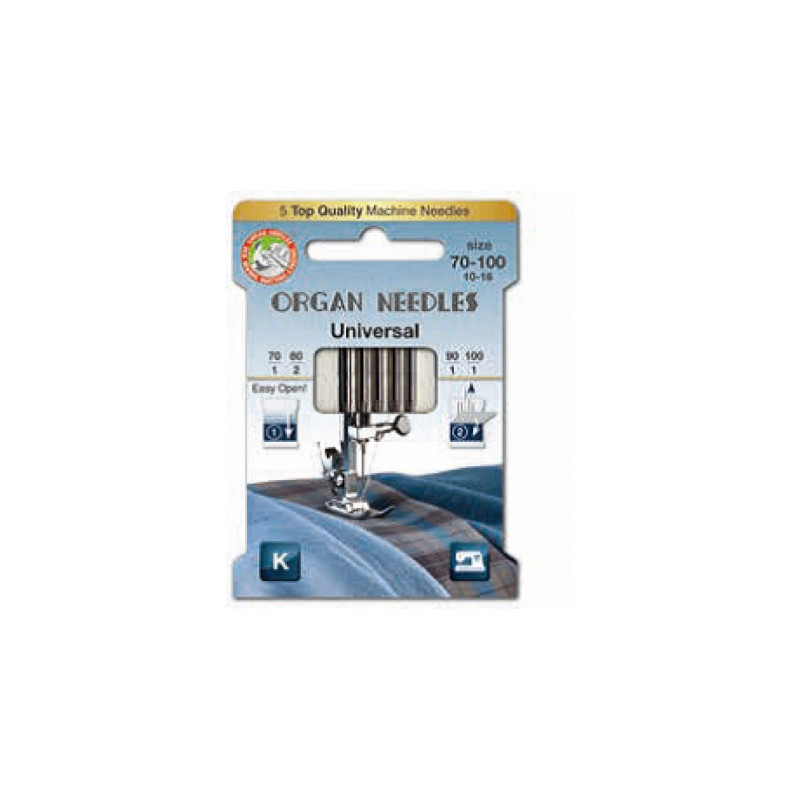Organ Needles universal N-70-90 ECO- 5pcs.