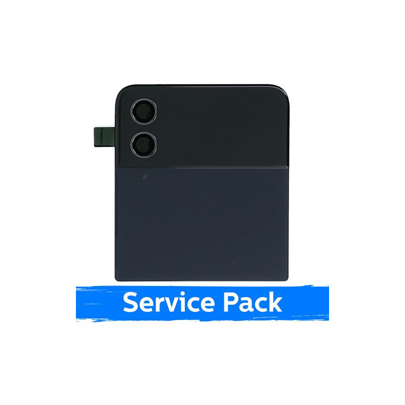 Ekranas skirtas Samsung F721 Z Flip4 (OUTER) su rėmeliu / Navy / (Service Pack)