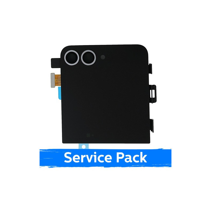 Ekranas skirtas Samsung F741 Z Flip6 (OUTER) su rėmeliu / Silver Shadow / (Service Pack)