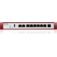 ZYXEL NETWORKS ZYXEL USG FLEX 200 H, USER-DEFINABLE PORTS WITH 2*2.5G &amp; , 6*1G, USB WITH 1 YR ENTRY DEFENSE PACK