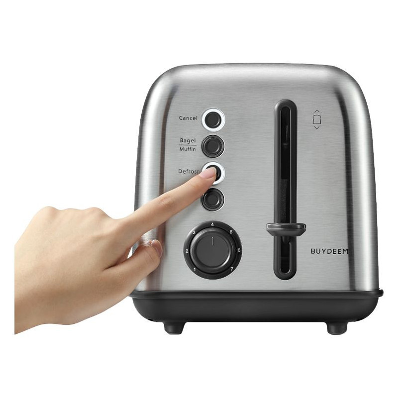 BUYDEEM BUYDEEM 2 Slice Toaster, model DT620E, color Stainless Steel, EU