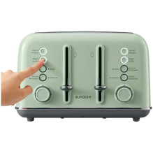 BUYDEEM BUYDEEM 4 Slice Toaster, model DT640E, color Cozy Greenish, EU