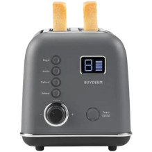 BUYDEEM BUYDEEM 2 Slice Automatic Metal Toaster, model DT730E, color Ink Grey, EU