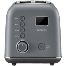 BUYDEEM BUYDEEM 2 Slice Automatic Metal Toaster, model DT730E, color Ink Grey, EU