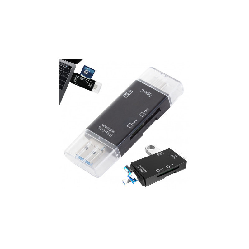 Goodbuy GBUSBCR51BK USB A/C