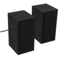 Tellur Basic 2.0 Speakers, 6W, USB / Jack, Wooden case, Volume control, black