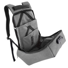 Tellur 15.6 Notebook Backpack Antitheft V2, USB Port, Gray Tellur 15.6 Notebook Backpack Antitheft V2, USB Port, Gray