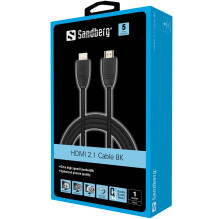 Sandberg 509-13 HDMI 2.1 Cable 8K, 1m