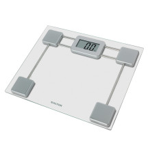 Salter 9081 SV3R Toughened Glass Compact Electronic Bathroom Scale