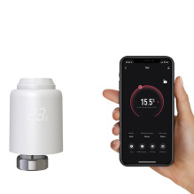 Tellur Smart WiFi termostatinis radiatoriaus vožtuvas RVSH1 LED baltas