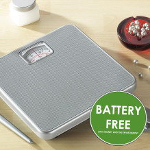 Salter 433 SFEU12 mechaninės vonios svarstyklės, sidabrinės