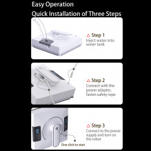 Tellur išmanusis WiFi robotas langų valytuvas RWC02 baltas