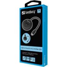 Sandberg 136-47 USB 3,2 dokas, skirtas M.2+NVMe SSD
