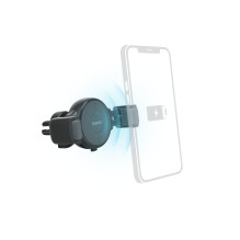 Hama 00201677 FC10 Flex-Set automobilinis mobiliojo telefono įkroviklis 10W belaidis, QI Charge, antracitas