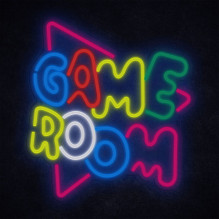 Manta SNL67MT stiliaus neoninių šviesų žaidimų kambarys Manta SNL67MT stiliaus neoninių šviesų žaidimų kambarys