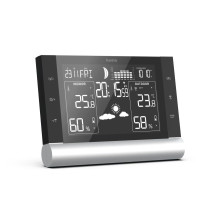 Hama 00186418 Black Line Plus Weather Station black Hama 00186418 Black Line Plus Weather Station black