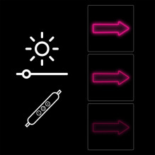 Manta SNL107PK Style Neon Lights Arrow rožinė Manta SNL107PK Style Neon Lights Arrow rožinė