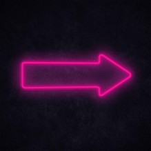 Manta SNL107PK Style Neon Lights Arrow rožinė Manta SNL107PK Style Neon Lights Arrow rožinė